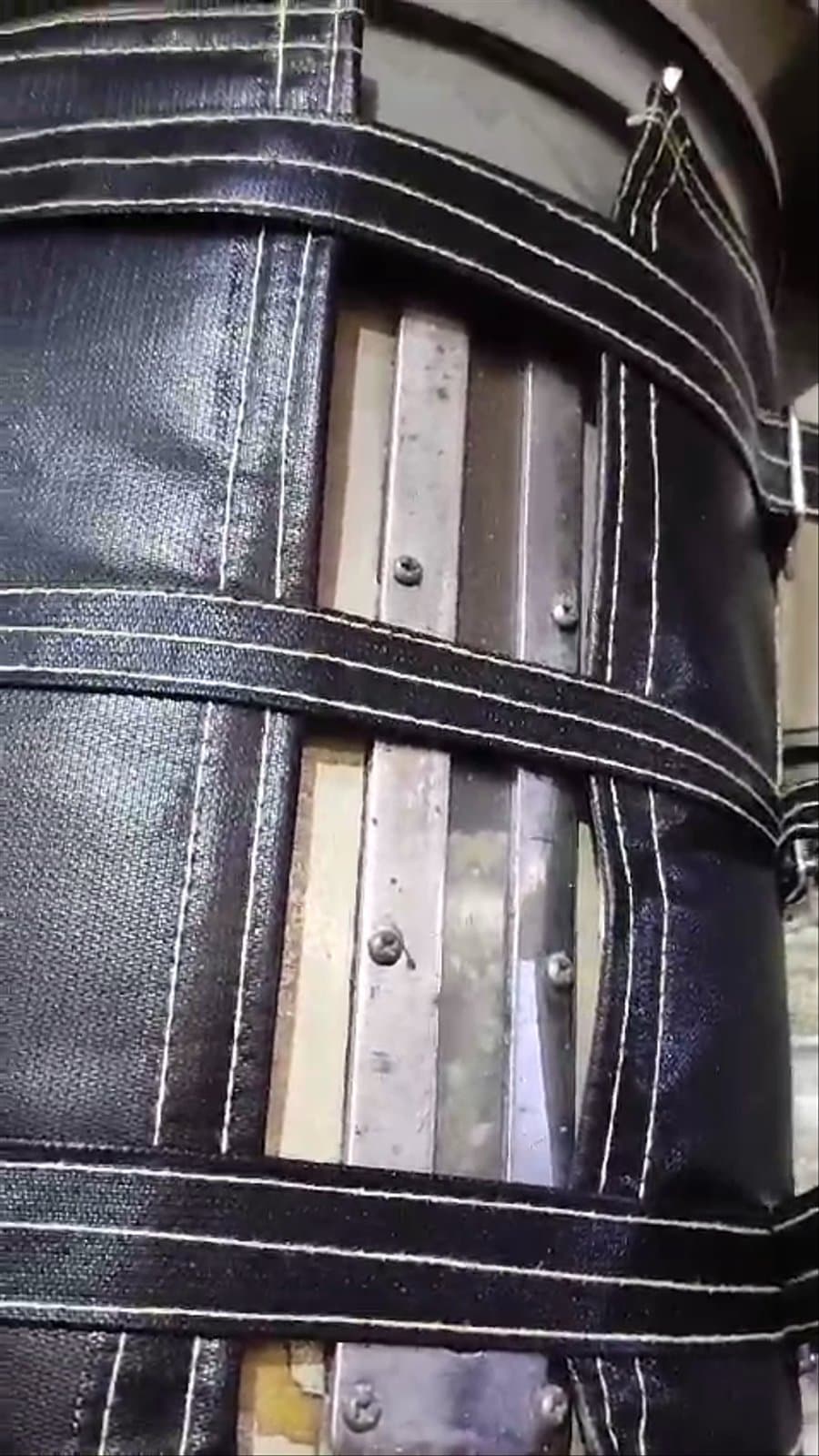Jacket on hopper dryer equipment