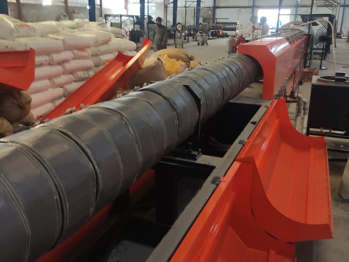 Insulated barrel zones in plant