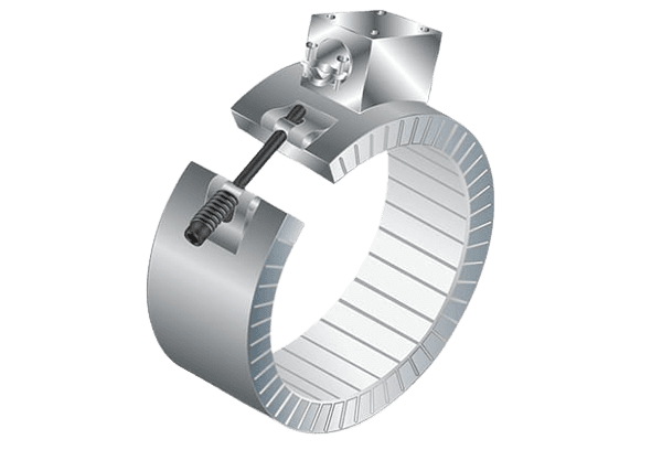 Ceramic band heater clamp spring